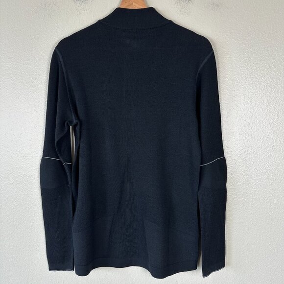 Smartwool Women's Intraknit Thermal Max Merino Sweater Base Layer Black Large - Picture 4 of 5